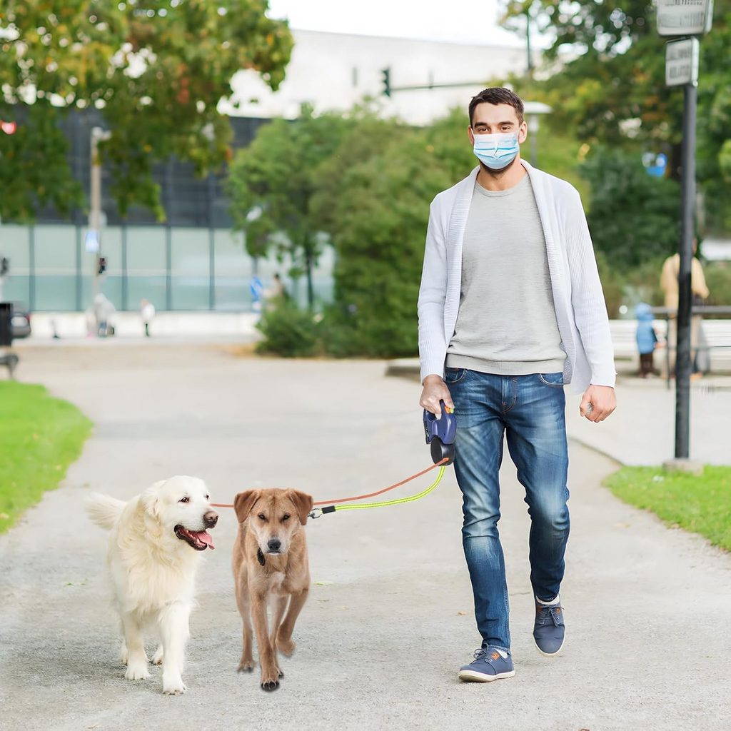 360 Swivel Dual Pet Dog Walking Leash