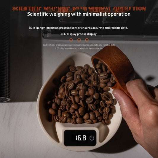 Mini Coffee Scale with Bean Tray
