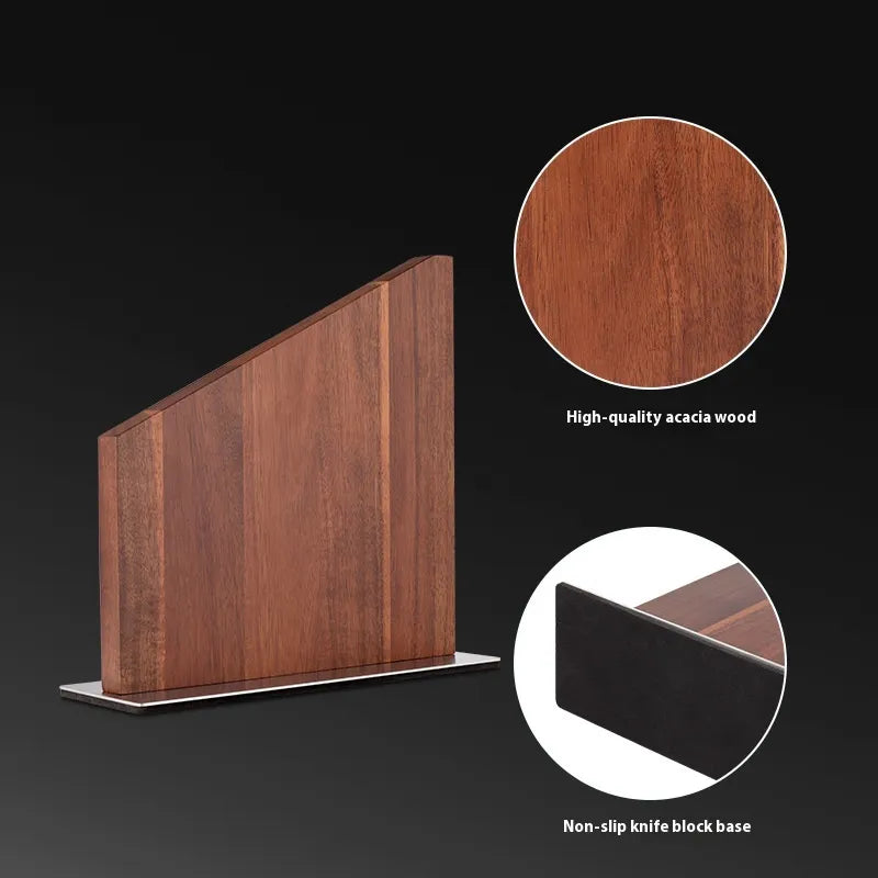 Magnetic Solid Wood Knife Holder