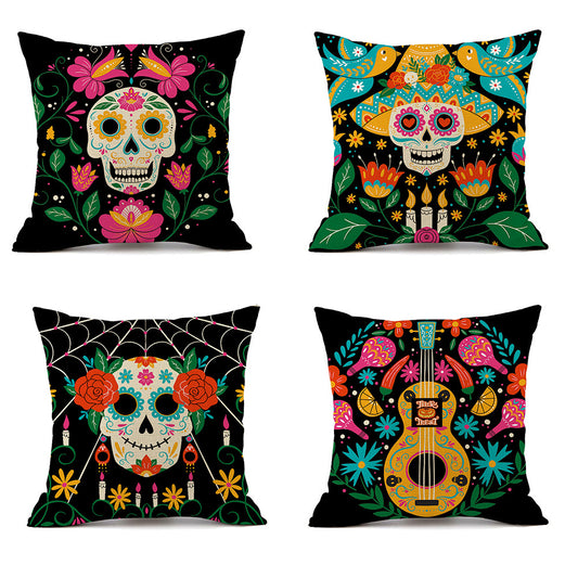 Halloween Horror Theme Printed Pillowcase