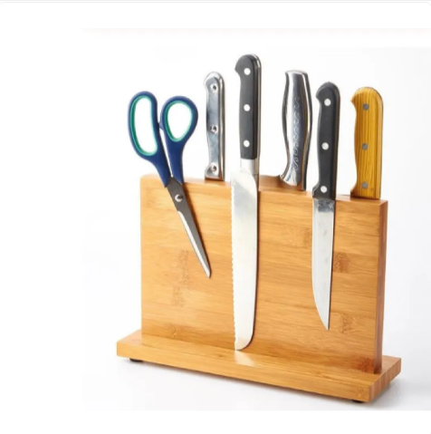 Magnetic Wooden Knife Holder