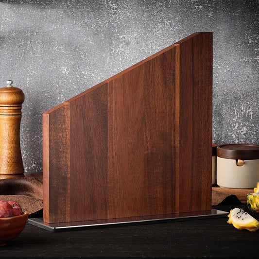 Magnetic Solid Wood Knife Holder