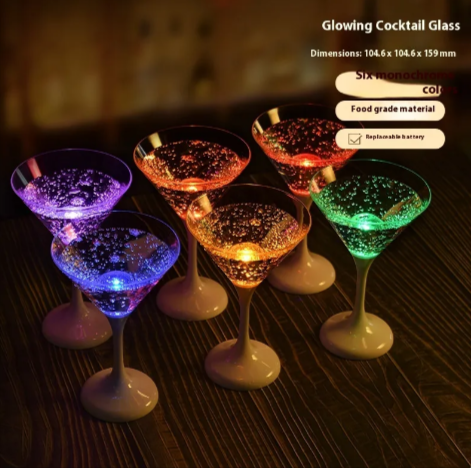 Christmas LED Cocktail Glass Set