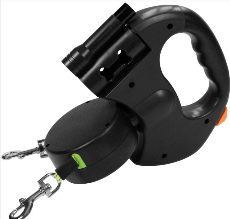 360 Swivel Dual Pet Dog Walking Leash - multiple color options