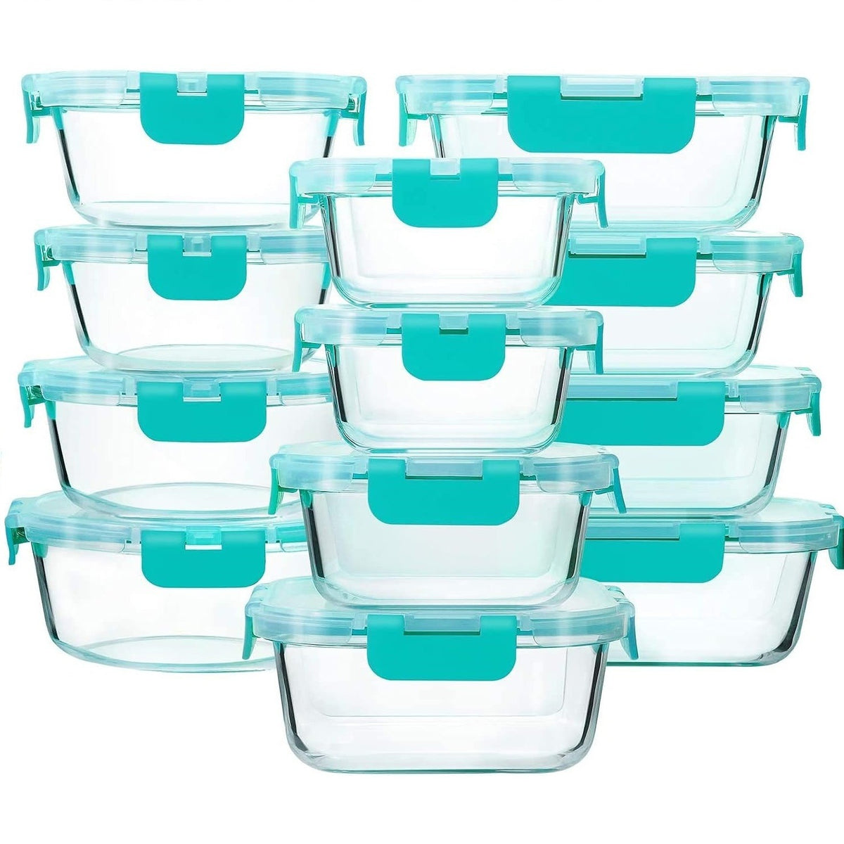 Microwaveable Heating Buckle Glass Lunch Box