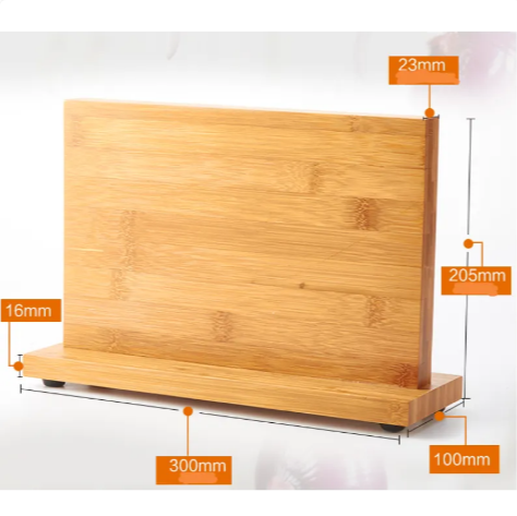 Magnetic Wooden Knife Holder