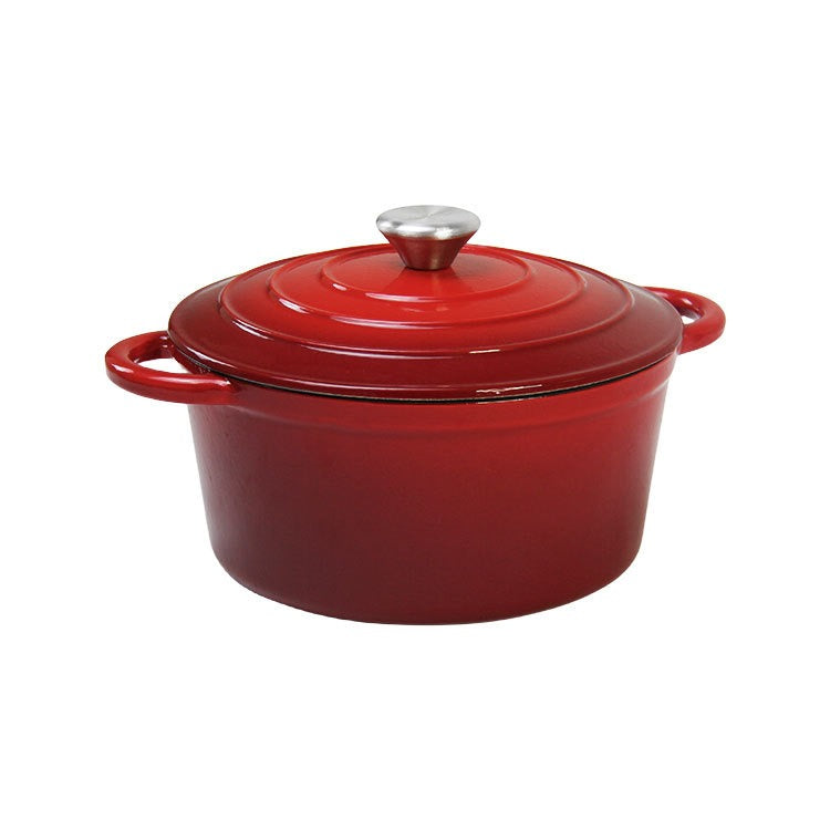 Enamel Cast Iron Soup & Stew Pot