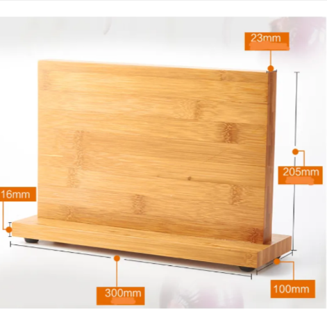 Magnetic Wooden Knife Holder