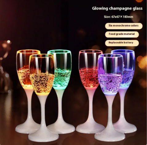 Christmas LED Cocktail Glass Set