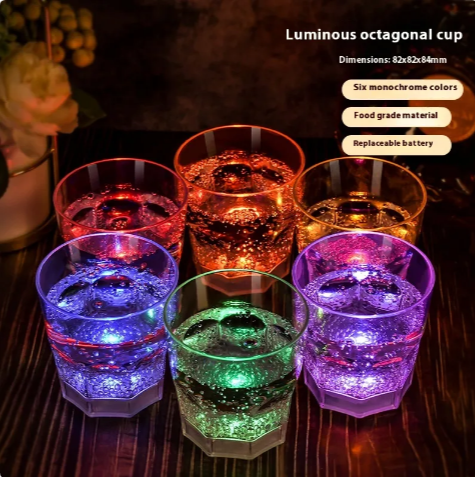 Christmas LED Cocktail Glass Set